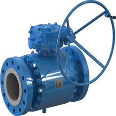 شیر توپی ترینیون بال ولو فولادی ردیوس بور کلاس 300 ball valve redused bore