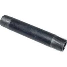 نیپل رده 80 فولادی کربن استیل   PIPE NIPPLE A106 GR.B SCH 80