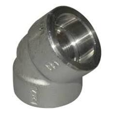 زانو 45 درجه ساکت ولد الوی استیل کلاس 3000 ELBOW 45 SW A350 LF2  3000#