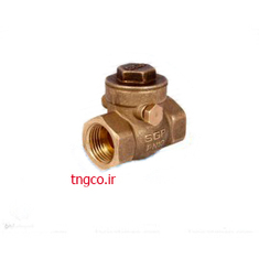 شیر یک طرفه دوسر توپیچ برنزی کد 69056