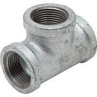 سه راه گالوانیزه دنده  مارک مک   Hot Dip Galvanized  tee