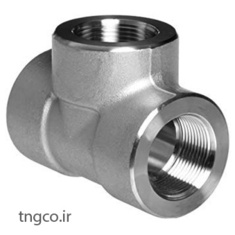 سه راه تبدیلی فورج دنده استنلس استیل 304  کلاس 6000 TEE REDUCER FORGED  A182 F304L  SCRD 6000#