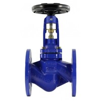 شیر فلکه سوزنی بلوزدار عیوض دمای کاری 350 درجه GGG40 PN16  