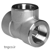 سه راه تبدیلی فورج دنده استنلس استیل 316  کلاس 3000 TEE REDUCER FORGED  A182 F316L  SCRD 3000#