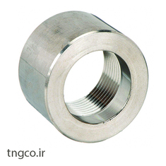 نیم بوشن فورج دنده استنلس استیل 304  کلاس 6000 HALF COUPLING FORGED  A182 F304L  SCRD 6000#
