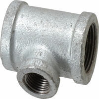 سه راه تبدیلی گالوانیزه دنده  مارک مک   Hot Dip Galvanized red tee