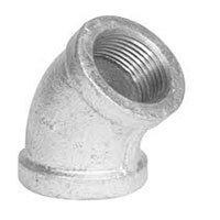 زانو 45 درجه دنده گالوانیزه   مارک مک ELBOW 45 HOT - DIP GALVANIZED